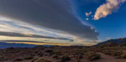 Free download The Sierra Wave (aka Lee Waves) Huge Lenticular Cloud Formation free photo or picture to be edited with GIMP online image editor