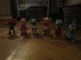 Free download The Six Muppet Babies Figurines free photo or picture to be edited with GIMP online image editor