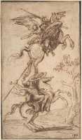 Free download The Sorcerer Atlante Abducting Pinabellos Lady (Ariosto, Orlando Furioso, canto II, 38) free photo or picture to be edited with GIMP online image editor