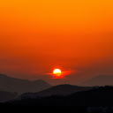 The sun behind the mountain  screen for extension Chrome web store in OffiDocs Chromium