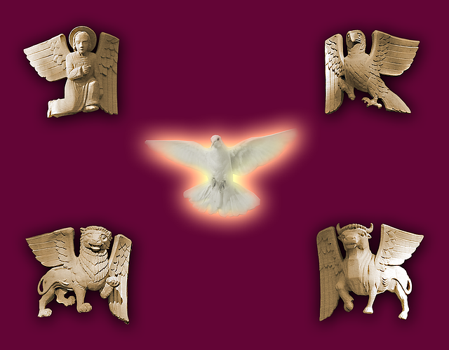 Free download The Symbols Of Evangelists -  free illustration to be edited with GIMP free online image editor