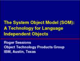 Free download The System Object Model (SOM) free photo or picture to be edited with GIMP online image editor