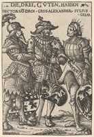 Free download The Three Heathen Heroes (Die Drei Guten Haiden), from Heroes and Heroines free photo or picture to be edited with GIMP online image editor