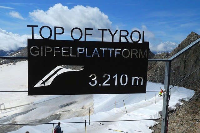 Free download The Top Of Tyrol Stubai Glacier -  free photo or picture to be edited with GIMP online image editor