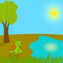 The Turtle and the Sun  screen for extension Chrome web store in OffiDocs Chromium