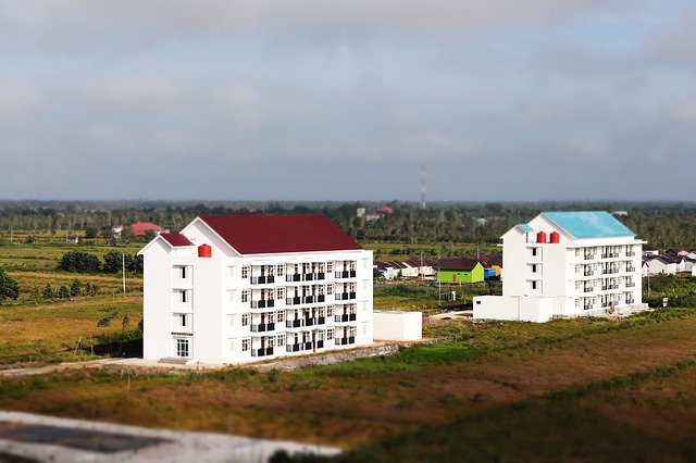 Muat turun percuma The Two Buildings Building Umb - foto atau gambar percuma untuk diedit dengan editor imej dalam talian GIMP