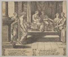 Free download The Two Sisters of Psyche Are Married to Kings, Psyche is Presented to a King, from The Fable of Psyche free photo or picture to be edited with GIMP online image editor