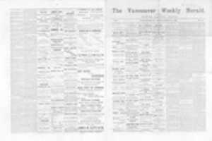 Free download The Vancouver Weekly Herald April 30 1886 free photo or picture to be edited with GIMP online image editor