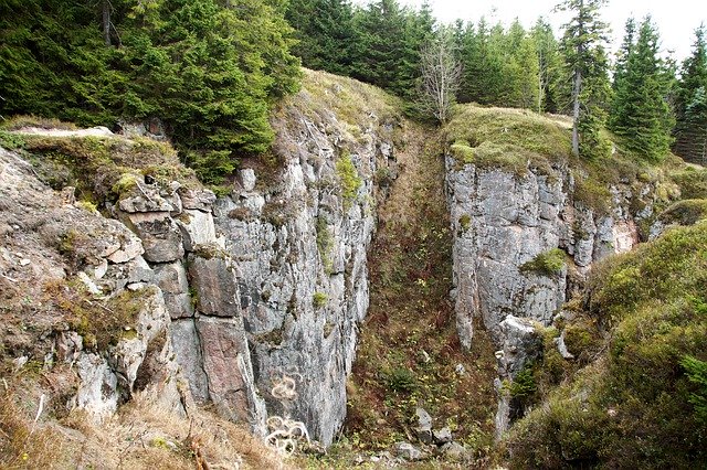 Téléchargement gratuit The Wolf Pit Ore Mountains - photo ou image gratuite à éditer avec l'éditeur d'images en ligne GIMP