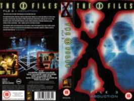 Free download The X Files File 3 Abduction UK VHS 1996 Cover free photo or picture to be edited with GIMP online image editor