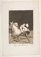 Free download They Carried Her Off! (Que se la llevaron!), from The Caprices (Los Caprichos), plate 8 free photo or picture to be edited with GIMP online image editor