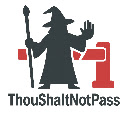 ThouShaltNotPass  screen for extension Chrome web store in OffiDocs Chromium