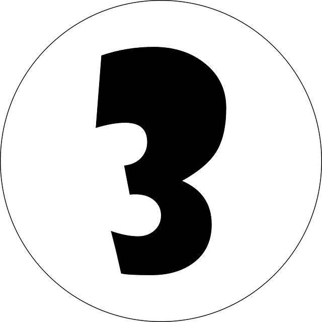 Free download Three 3 Number - Free vector graphic on Pixabay free illustration to be edited with GIMP free online image editor