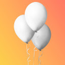 Three big balloons  screen for extension Chrome web store in OffiDocs Chromium