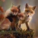 Three mischievous foxes  screen for extension Chrome web store in OffiDocs Chromium