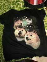 Free download Three Wolf Moon meme - Three_Doge_Moon.jpg free photo or picture to be edited with GIMP online image editor