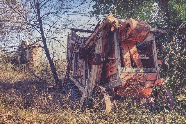 Free download Threshing Wheat Hay -  free photo or picture to be edited with GIMP online image editor