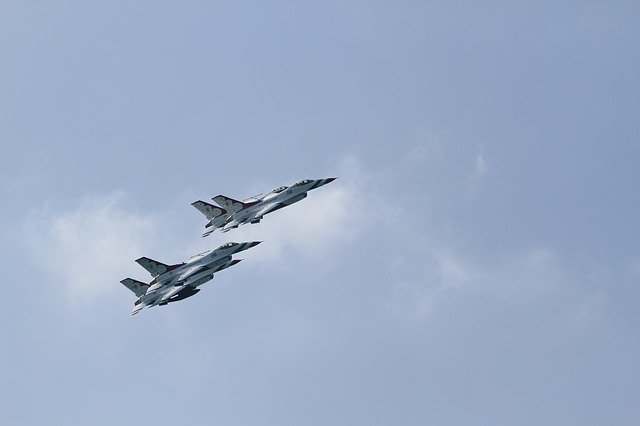 Free download Thunderbirds Fighter Jets Chicago -  free photo or picture to be edited with GIMP online image editor