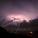 THUNDER SKY Theme  screen for extension Chrome web store in OffiDocs Chromium