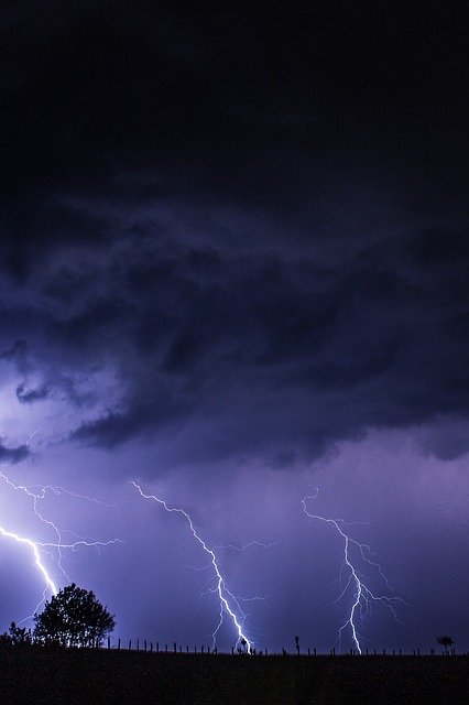 Free download Thunderstorm Flashes Forward -  free photo or picture to be edited with GIMP online image editor