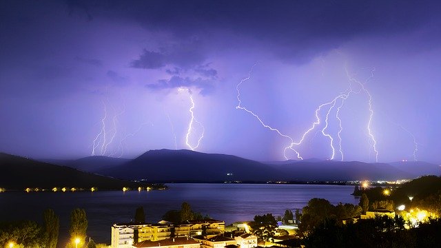 Free download Thunders Weather Lightning -  free photo or picture to be edited with GIMP online image editor