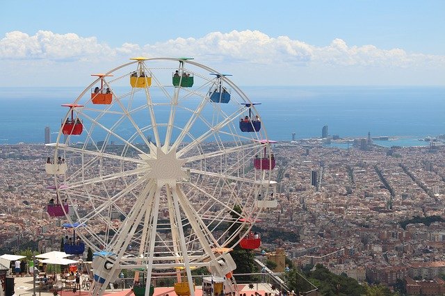 Free download Tibidabo Views Landscape -  free photo or picture to be edited with GIMP online image editor