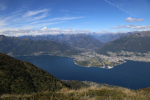 Téléchargement gratuit Tessin Suisse Viewpoint Lago - photo ou image gratuite à éditer avec l'éditeur d'images en ligne GIMP