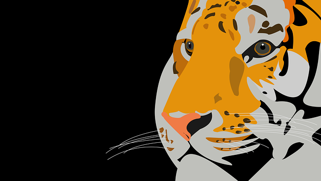 Free download Tiger Animal Vector -  free illustration to be edited with GIMP free online image editor