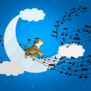 Tiger on the moon  screen for extension Chrome web store in OffiDocs Chromium