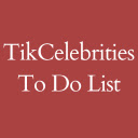 TikCelebrities To Do List  screen for extension Chrome web store in OffiDocs Chromium