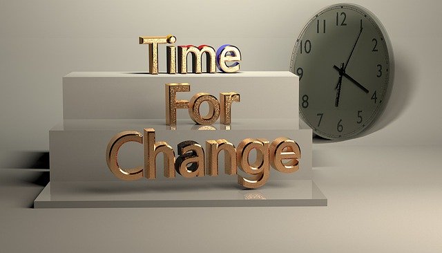Free download Time For A Change New Ways Letters -  free illustration to be edited with GIMP free online image editor