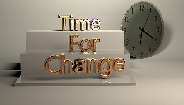 הורדה חינם Time For A Change New Ways Letters - איור חינם לעריכה עם עורך תמונות מקוון בחינם של GIMP