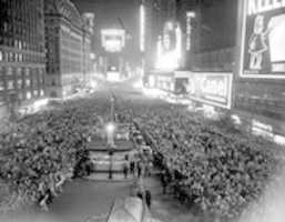 Free download Times Square Rings in 1952 free photo or picture to be edited with GIMP online image editor