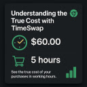 TimeSwap  screen for extension Chrome web store in OffiDocs Chromium