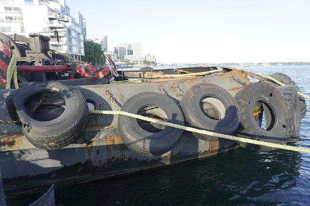 Free download Tire Boat Dock -  free photo or picture to be edited with GIMP online image editor