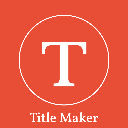 Title Maker  screen for extension Chrome web store in OffiDocs Chromium