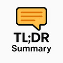 TL;DR Page Summarizer  screen for extension Chrome web store in OffiDocs Chromium