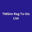 TMSim Reg To Do List  screen for extension Chrome web store in OffiDocs Chromium