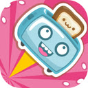 Toaster Dash Game Can you conquer over 30 creative levels?  screen for extension Chrome web store in OffiDocs Chromium