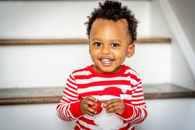Free download toddler happy christmas pajamas free picture to be edited with GIMP free online image editor