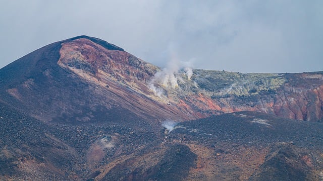 Free download tokachi volcano volcano landscape free picture to be edited with GIMP free online image editor