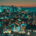 TOKYO CITY THEME  screen for extension Chrome web store in OffiDocs Chromium