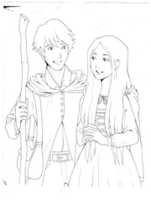 Free download Tom and Alice - The Spooks Apprentice (Drawing) free photo or picture to be edited with GIMP online image editor