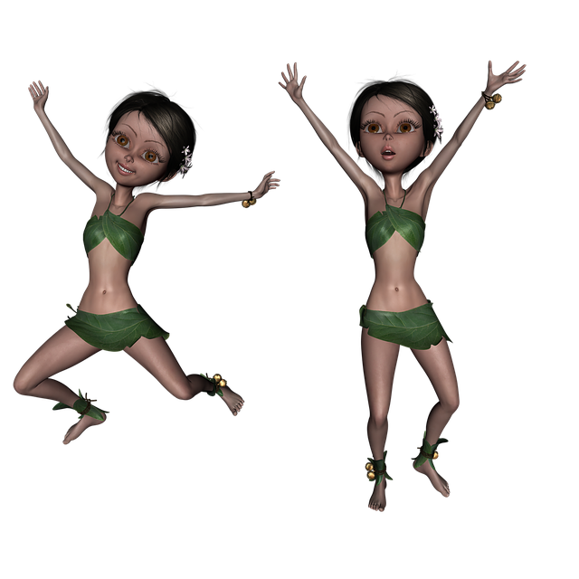 Free download Toon Fairy Leaf -  free illustration to be edited with GIMP free online image editor