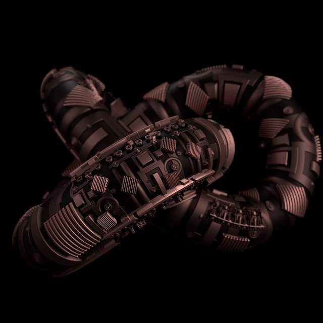 Free download Torus Knot Sci-Fi Futuristic -  free illustration to be edited with GIMP free online image editor