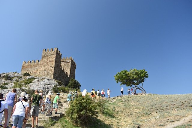 Free download Tourism Fortress Genoa Sudak And -  free photo or picture to be edited with GIMP online image editor
