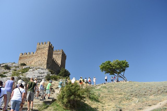 Bezpłatne pobieranie Tourism Fortress Genoa Sudak And - darmowe zdjęcie lub obraz do edycji za pomocą internetowego edytora obrazów GIMP