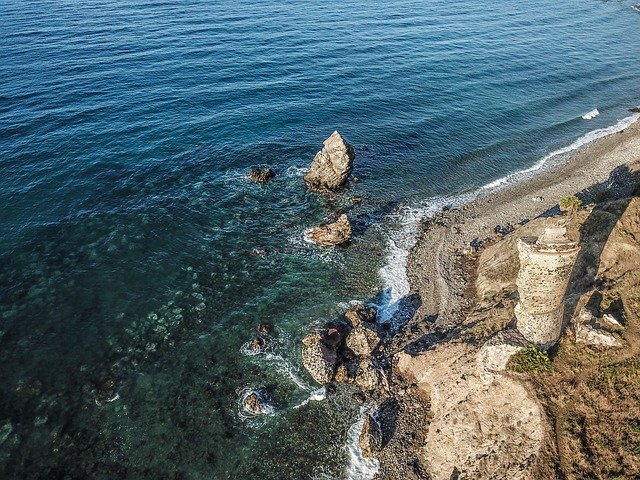 Tower Beach Paper Mill Rock'ı ücretsiz indirin - GIMP çevrimiçi resim düzenleyici ile düzenlenecek ücretsiz fotoğraf veya resim