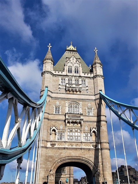 Muat turun percuma Tower Bridge Places Of Interest - foto atau gambar percuma untuk diedit dengan editor imej dalam talian GIMP
