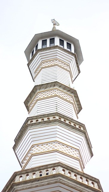 Descarga gratuita Tower Mosque Islam - foto o imagen gratuita para editar con el editor de imágenes en línea GIMP